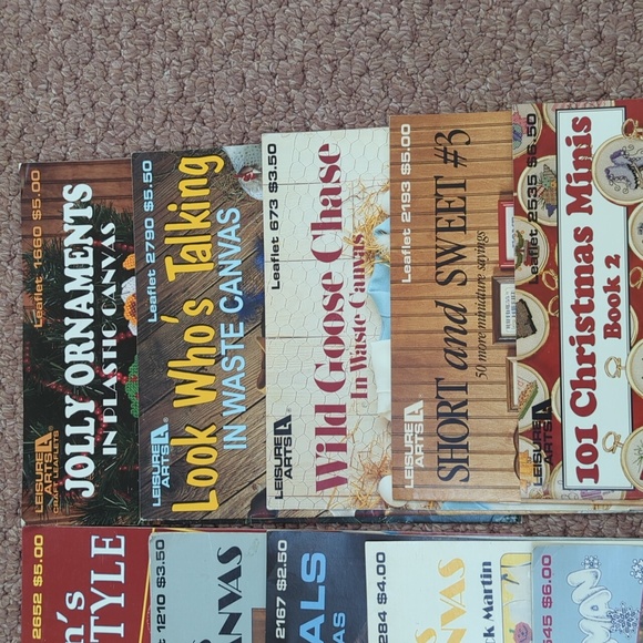 10 Leasure Arts Leaflets. - Picture 3 of 7